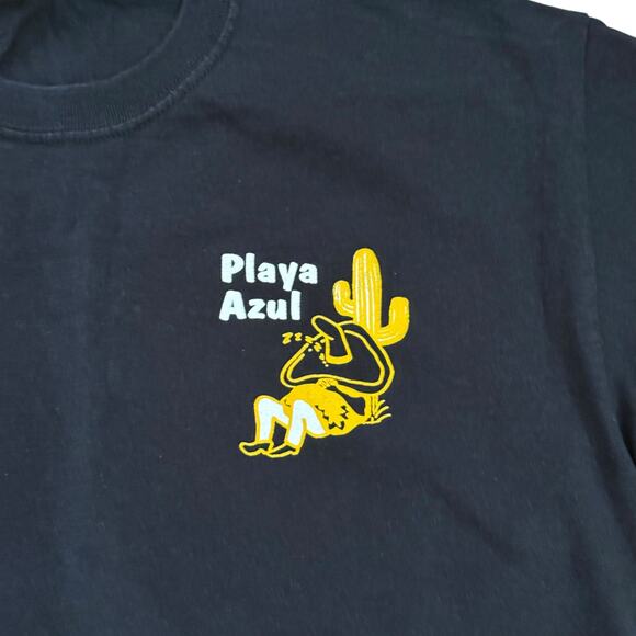 Playa Azul Alaska Mexican Restaurant Tshirt Crewneck Kenai Novelty Tourist Med - Picture 3 of 8